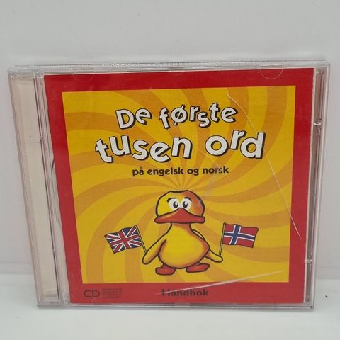 De første tusen ord på engelsk og norsk. Cd, håndbok