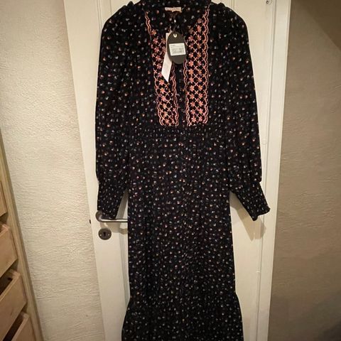 ByTiMo Baby Cord Maxi Dress Dark Blossom (str. M)