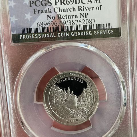 2019 S 25C Frank Church River of No Return Quarter PCGS PR69DCAM