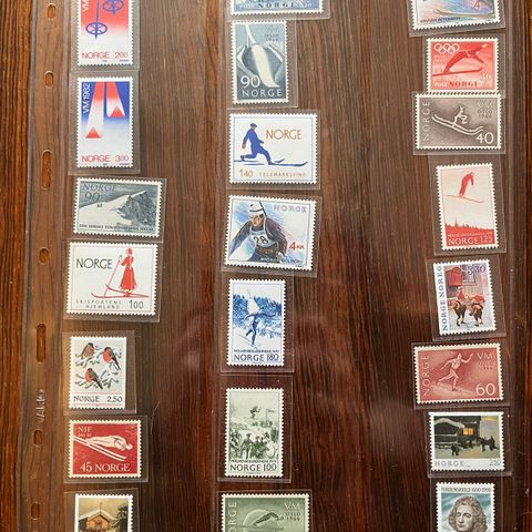 Diverse postfriske frimerker