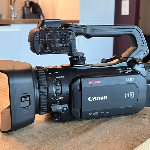 Canon XA 50 4k kamera