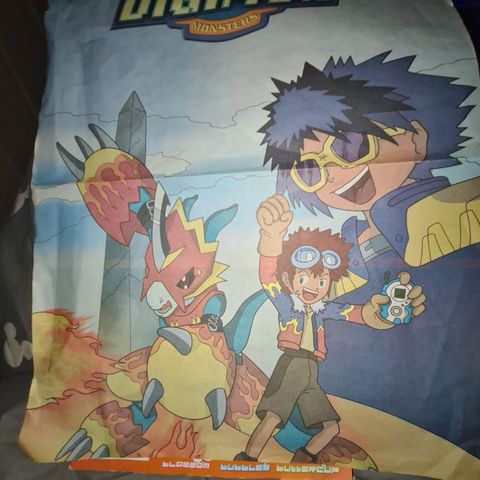 Digimon blad m/ plakat,