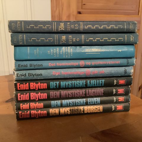 Spenningsbøker for barn av Enid Blyton