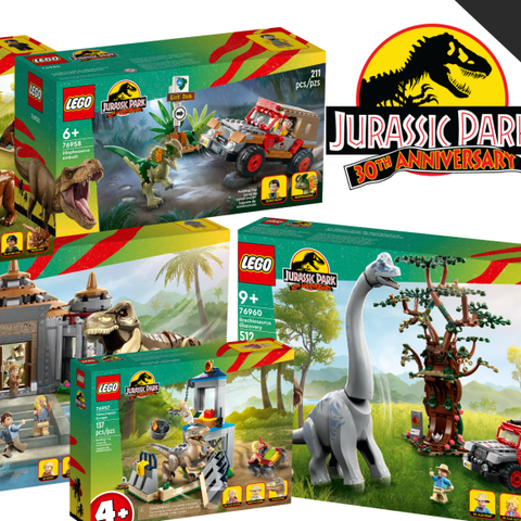 Brukte Jurassic Park LEGO-sett ønskes kjøpt!