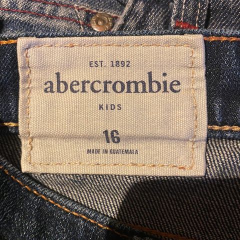 TØFF ABERCROMBIE BUKSE STR 16 ÅR