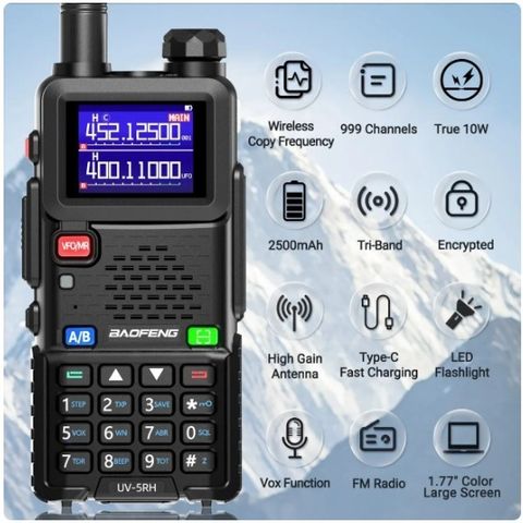 VHF radio / Walkie talkie / Nød Radio