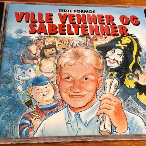 Terje Formoe _Ville Venner og Sabeltenner CD -Kaptein Sabeltann🚨Sjelden!🔥Som ny!