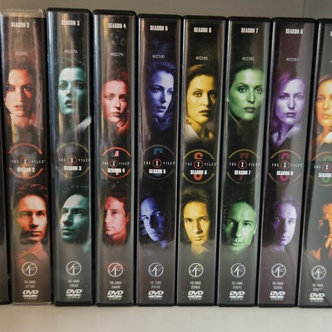 X-Files Sesong 1-9 DVD