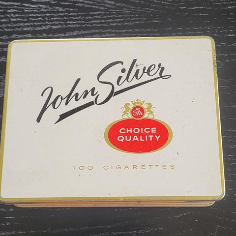 John Silver 100 cigarettes boks