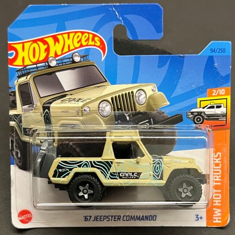 Hot Wheels 67 Jeepster commando -  HW HOT TRUCKS - HKJ02