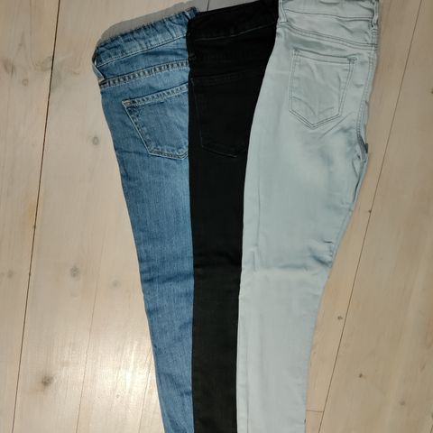 Jeans-pakke. 3 stk. str. 134