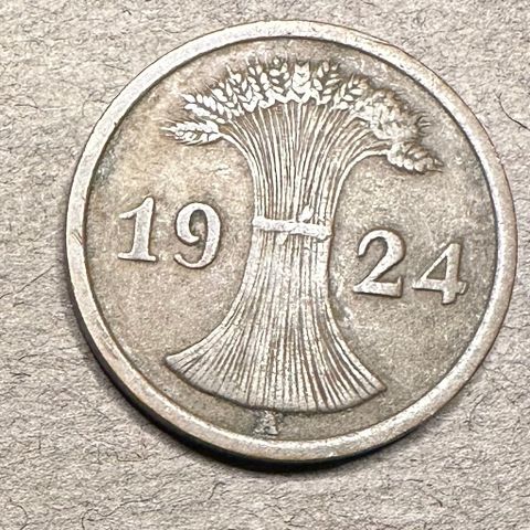 2 Rentenpfennig 1924  (2999 AN)