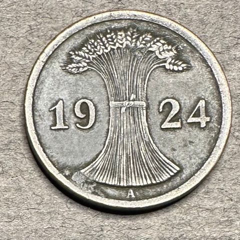 2 Rentenpfennig 1924  (3001 AN)