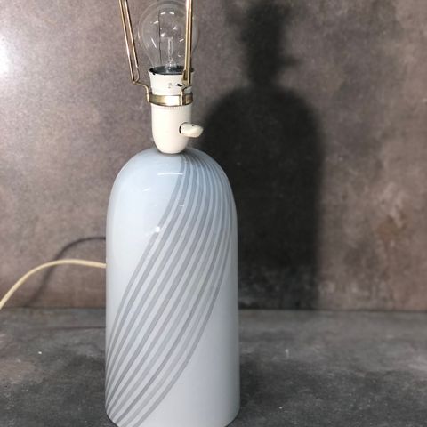 Superfin vintage lampe lyseblå