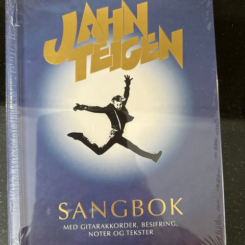 JAN TEIGEN - UÅPNET SANGBOK M/GITARAKKORDER