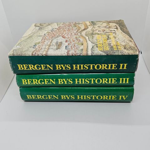 Bergen Bys Historie bind 2, 3 og 4.