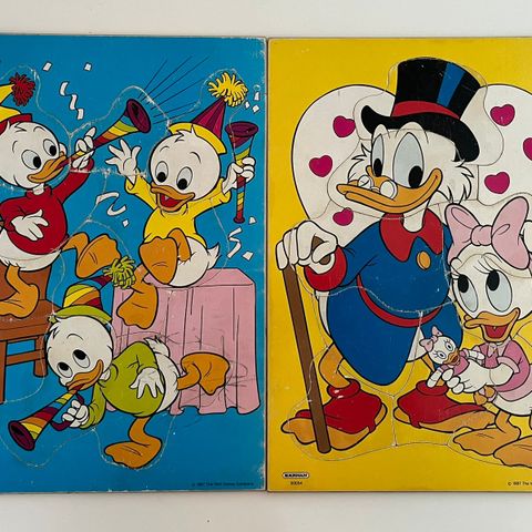 Disney puslespill fra 80-tallet