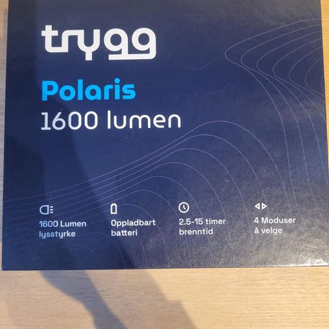 Trygg Polaris 1600 lumen