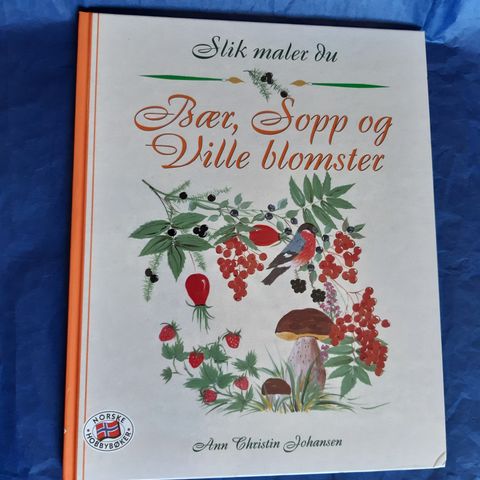 Slik maler du bær, sopp og ville blomster