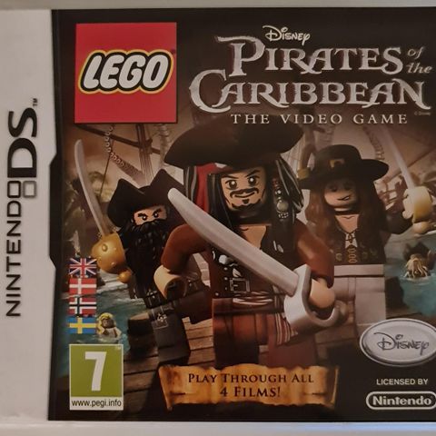 Disney Pirates Of The Carribbean DS Spill Selges