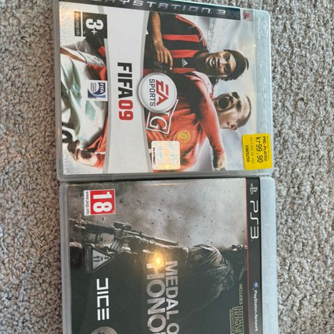 Fifa 09 & Medal of Honor PS3