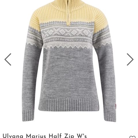 Ulvang Marius Half Zip genser til dame