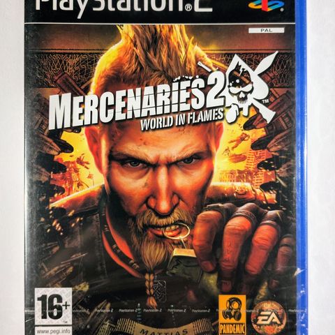 Mercenaries 2 World In Flames - Forseglet PS2 Playstation 2