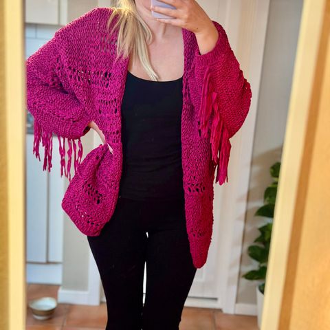 Kul frynse cardigan