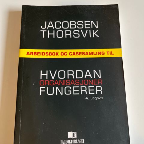 Arbeidsbok og casesamling til hvordan organisasjoner samarbeider