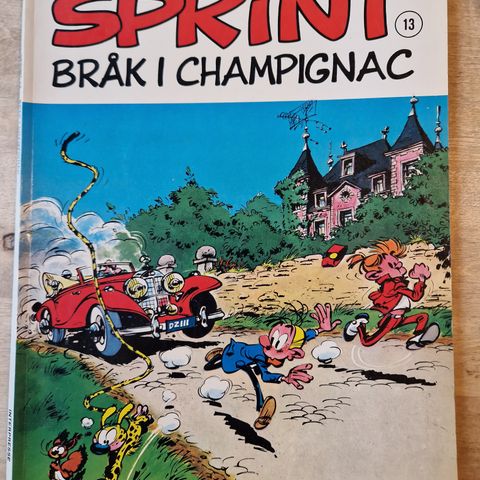 Sprint nr 13.  Bråk i Champigac.  1. utgave 1979