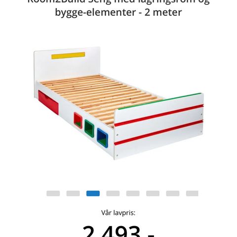 Barneseng Lego Room2build