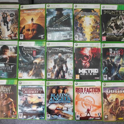 Spennende spill til Xbox 360