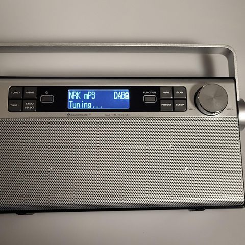 Soundmaster dab radio med batteri