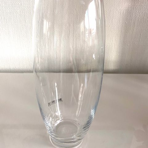 Vase i glass