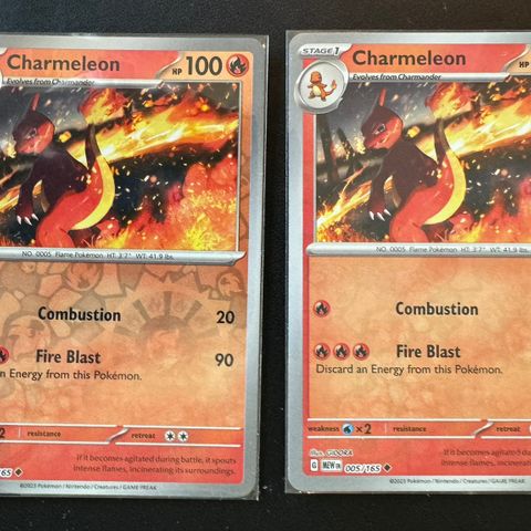 Pokemon 151 - Charmeleon 5 (Reverse Holo)