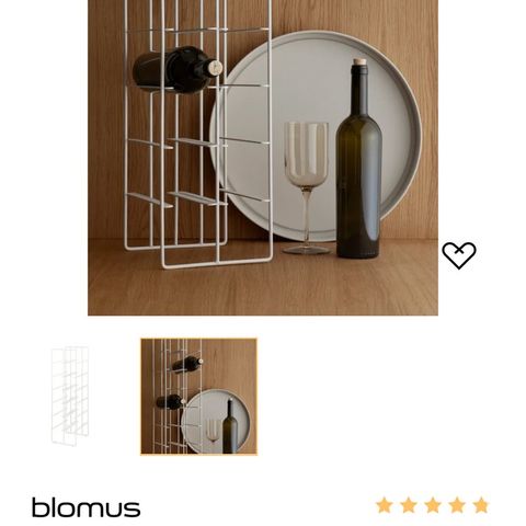 Blomus Pilare vinsett 12 flasker, vinstativ