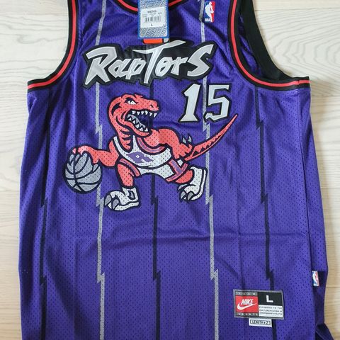 1998/1999 Vince Carter Toronto Raptors Jersey (Ny med tags)