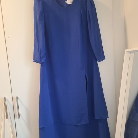 Vintage blå Weise kjole
