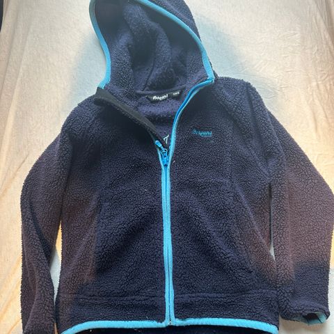 Bergans fleece jakke og Hettegenser str. 5år (110)