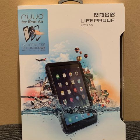 Nuud Lifeproof vanntett etui for Ipad Air