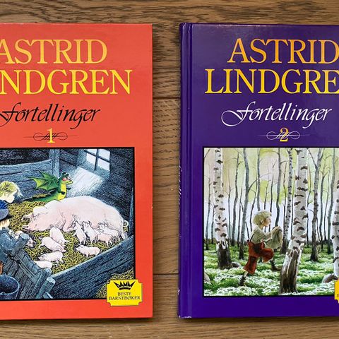 Fortellinger i to bind. Barnebøker Astrid Lindgren