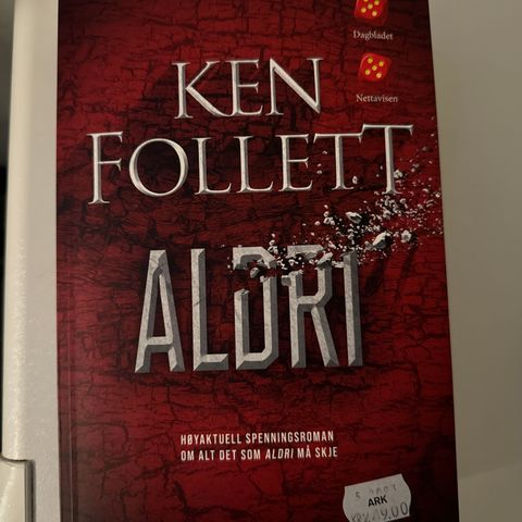 Ken Follet Aldri pocket