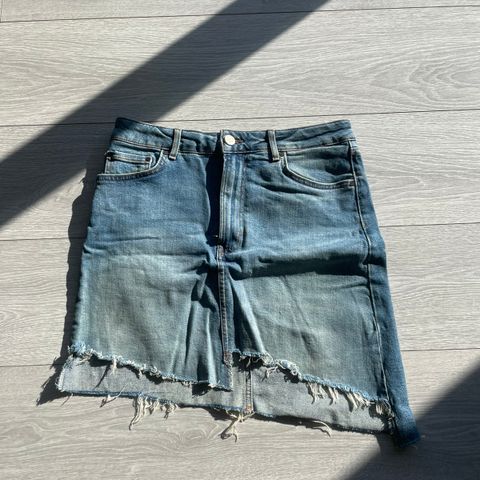 denim skjørt