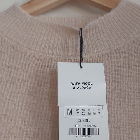 29% ULL 28% Alpakka. ZARA. Søt BEIGE genser.