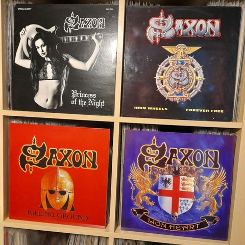 Saxon på vinyl