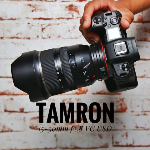 Tamron ef 15-30mm f2.8 vc usd / for Canon ef or rf using adapter