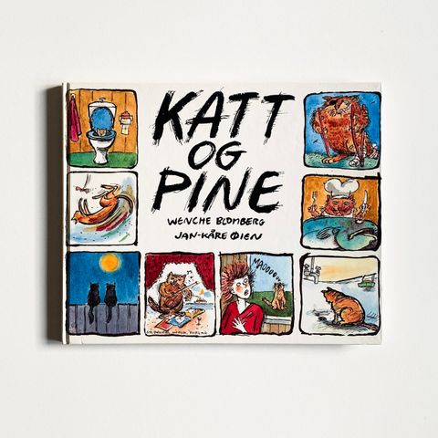 Katt og Pine av Wenche Blomberg