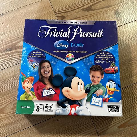 Trivial Pursuit Disney (2008) - Komplett og I flott stand !
