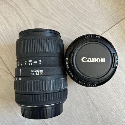 Canon kameralinser