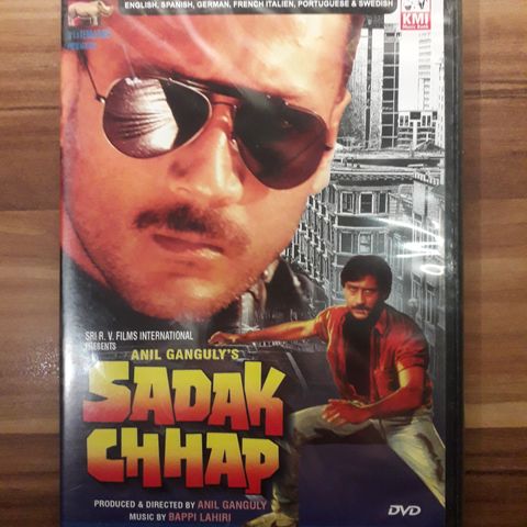 "Sadak Chhap" 1987 film DVD (ny i plast)